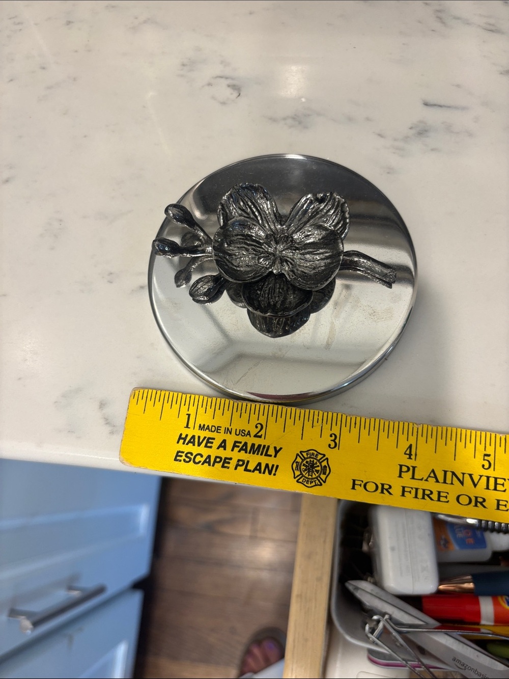 Michael Aram Floral Metal Accent Lid in Shiny silver - Picture 7 of 7